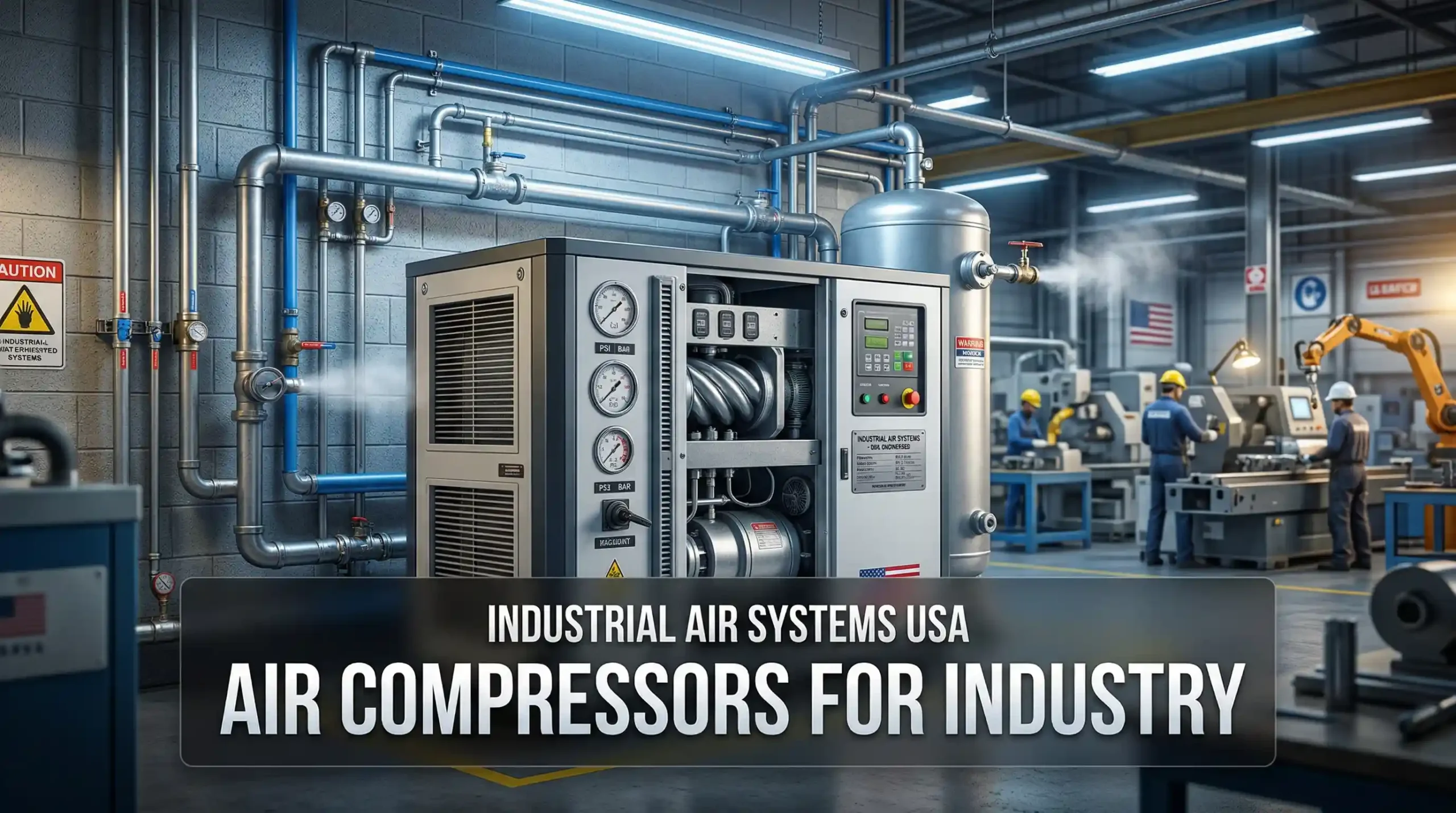 Industrial Air Compressors in the USA: Types, Top Brands, and Price Range